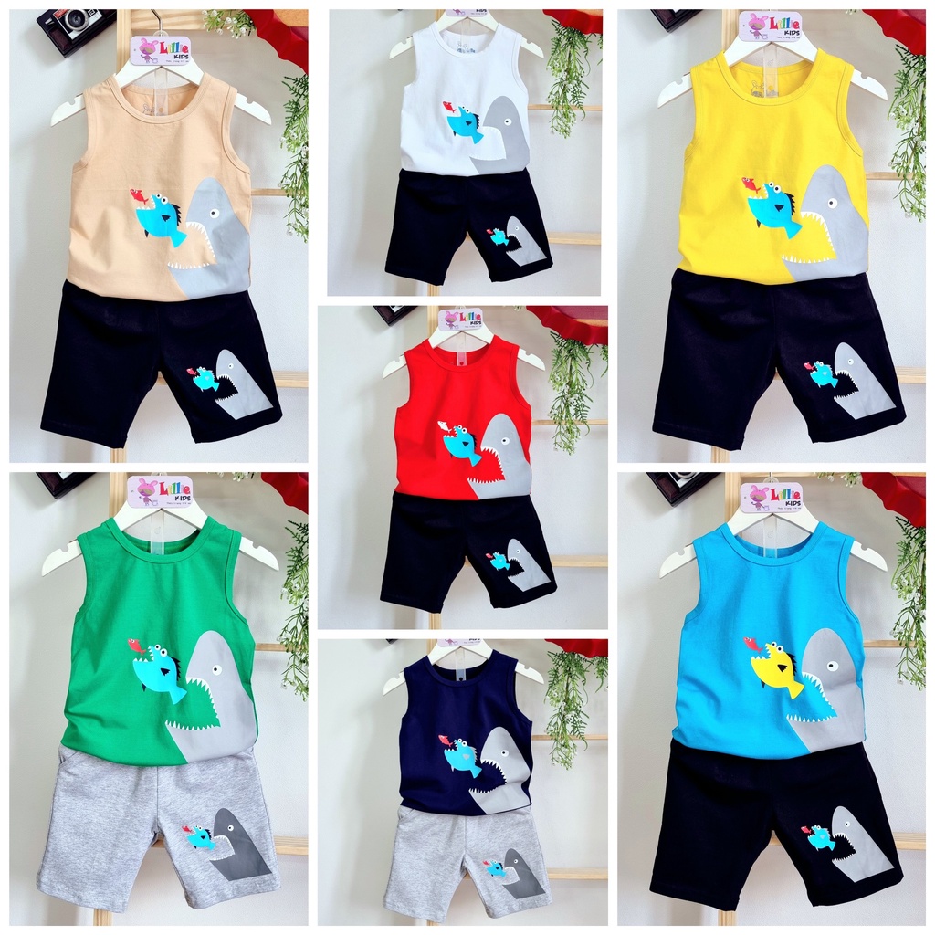 SET THUN IN CÁ MẬP CHO BÉ TRAI