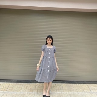 Váy bầu công sở đẹp Đầm bầu kết hợp sau sinh