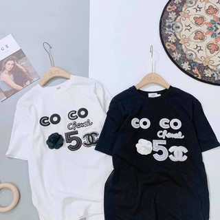 Áo phông chữ dáng rộng co.co