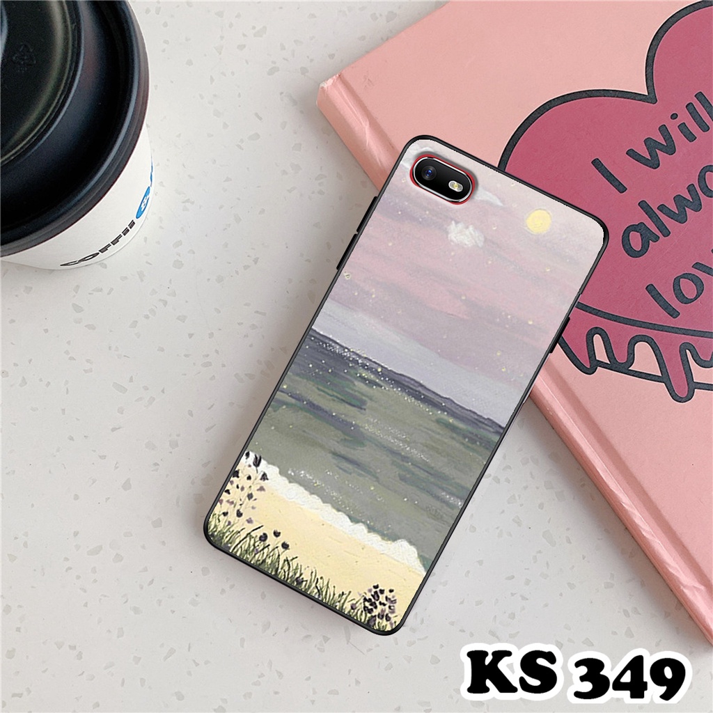 Ốp lưng Oppo A1k - Realme C1 - Ốp Oppo in hình Cánh đồng hoa - Chất liệu TPU siêu bền