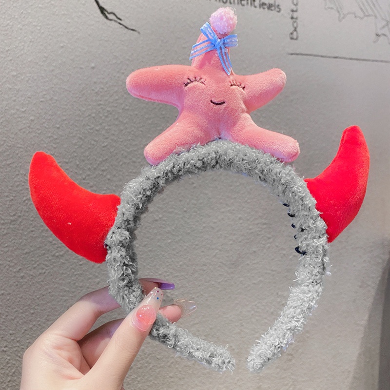 Băng Đô Cài Tóc Hình Gấu Bông Hoạt Hình Dễ Thương Cho Nữ