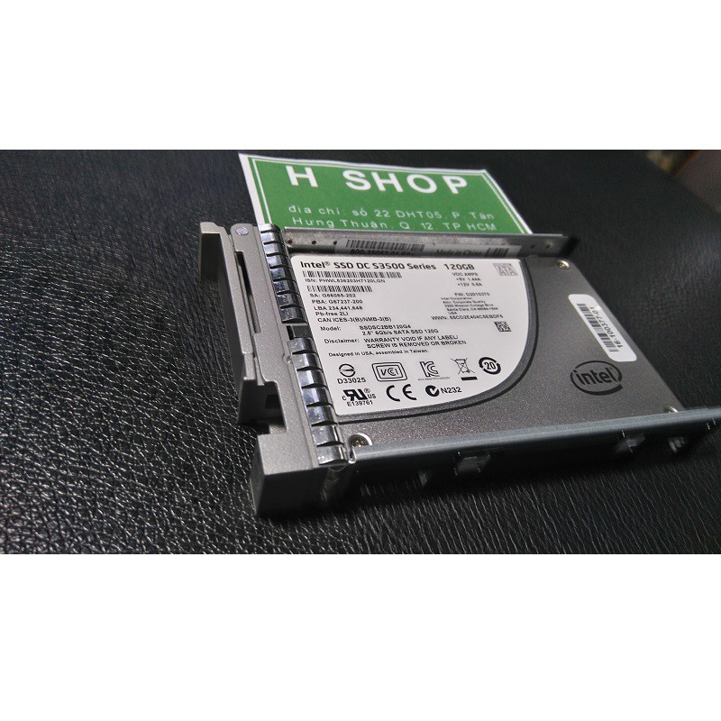 Ổ cứng SSD Intel 120Gb DC S3500 Series, hàng zin chính hãng tháo thừ server siêu bền và ổn định, bảo hành 3 năm | BigBuy360 - bigbuy360.vn