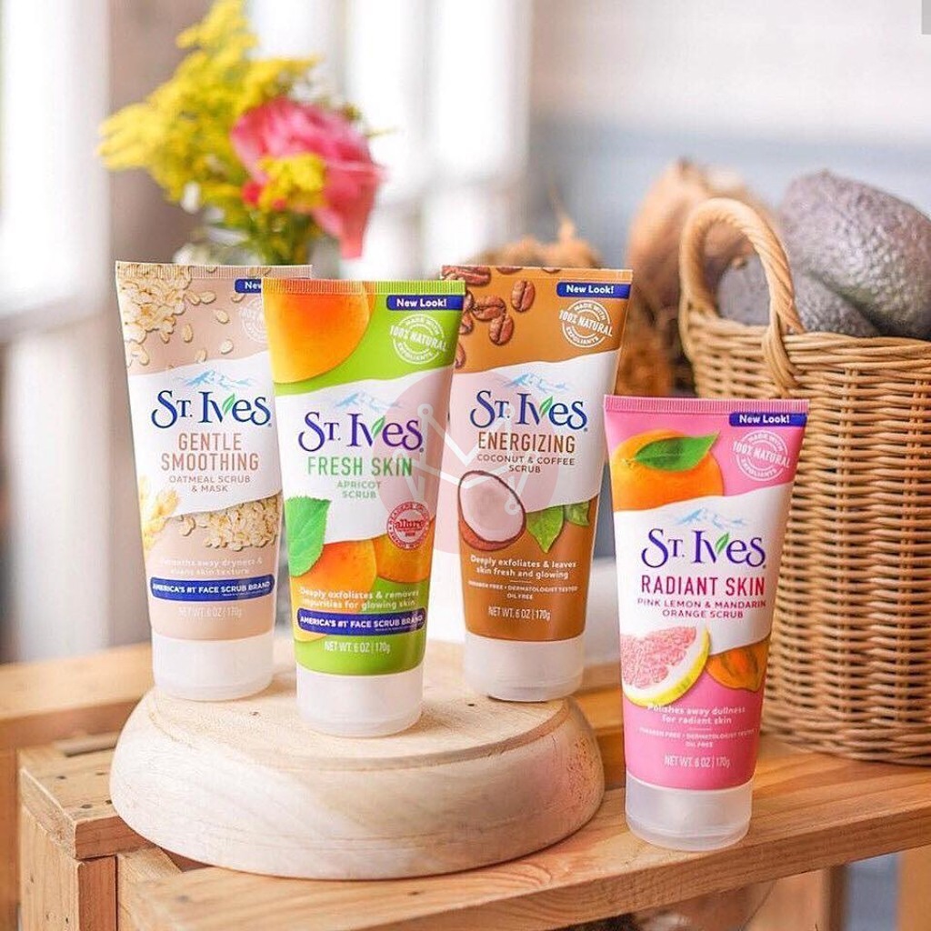 Sữa Rửa Mặt Tẩy Da Chết St.Ives Face Mẫu Mới