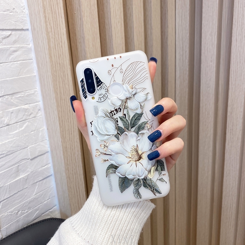 Emboss Flower Casing Samsung Galaxy Note 20 Ultra Note 10 Lite 9 8 Phone Case Soft TPU Back Cover | BigBuy360 - bigbuy360.vn