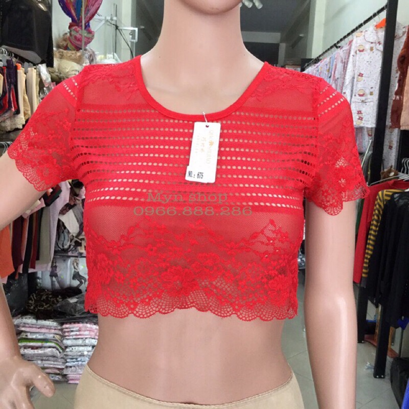 Áo ren mặc trong váy sát nách