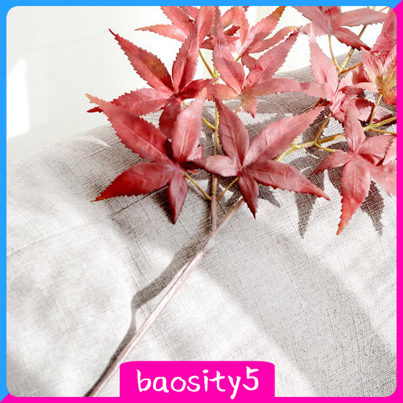 [baosity5]Simulation Artificial Maple Leaves Leaf for Home Wedding Floral Decor 02