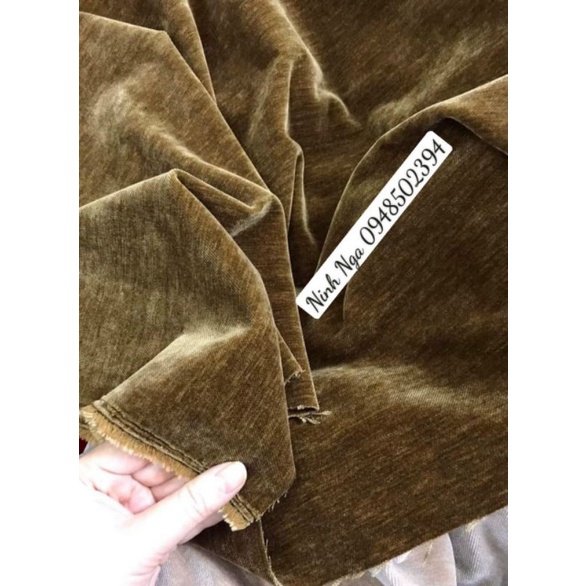 Vải nhung tuyết 2 mặt