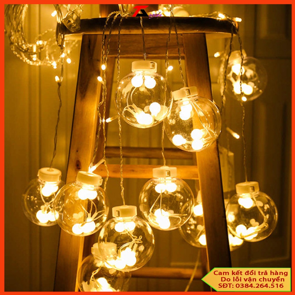 Bóng đèn cổ tích lãng mạn Đèn dây LED EU 220V Xmas Ánh sáng vòng hoa cho tiệc cưới Trang trí lễ giáng sinh