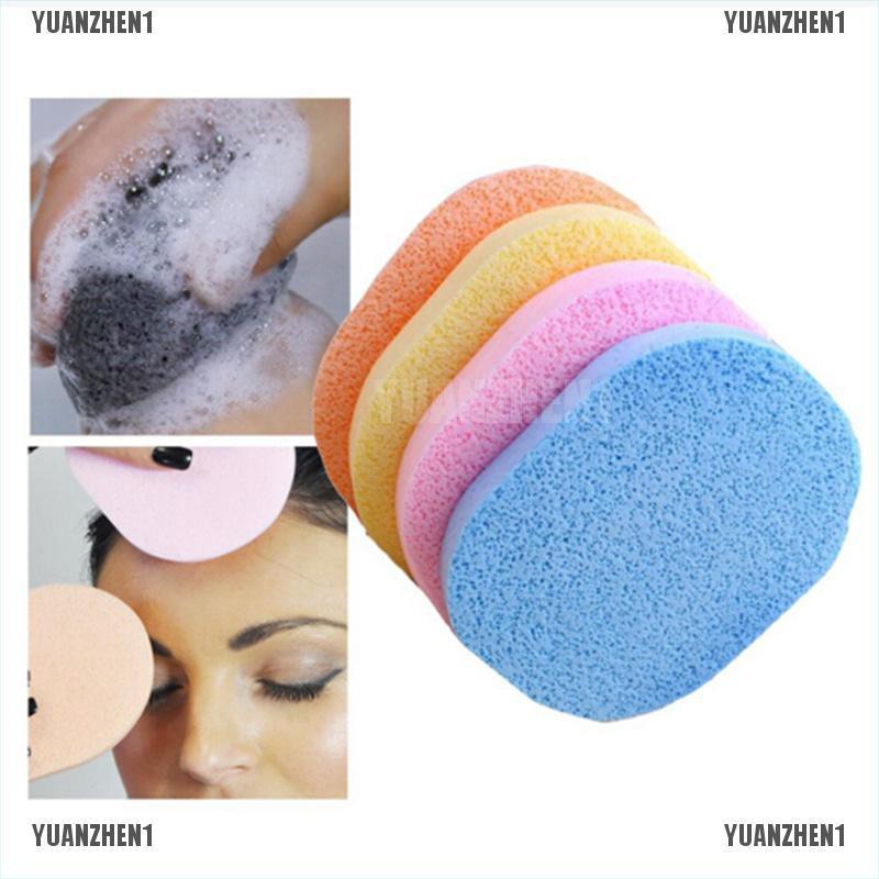 1 Miếng Mút Rửa Mặt Mềm Mại Màu Kẹo yuanzhen1