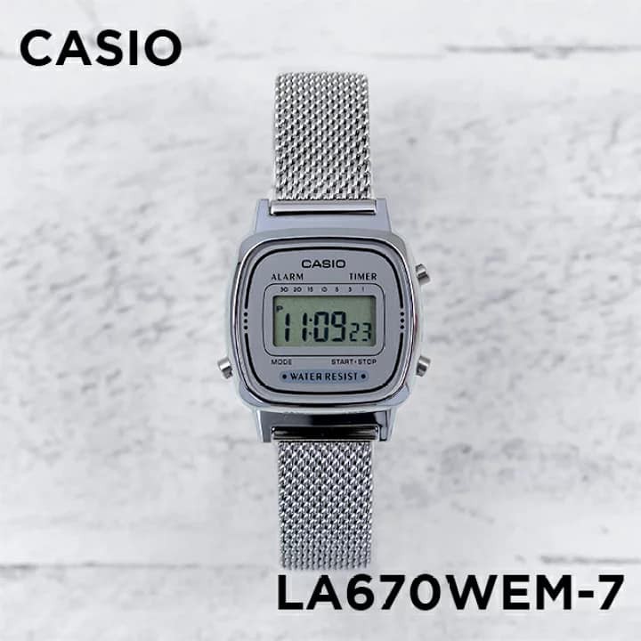 Đồng hồ nữ dây kim loại Casio LA670WEM-7DF