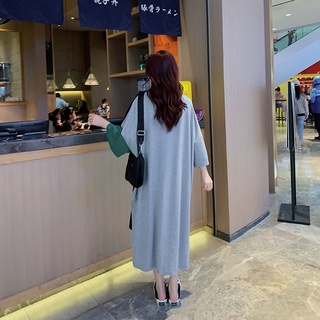 【Plus Size】(40-150kg) Đầm Dài Tay Lửng size Lớn Cho Nữ