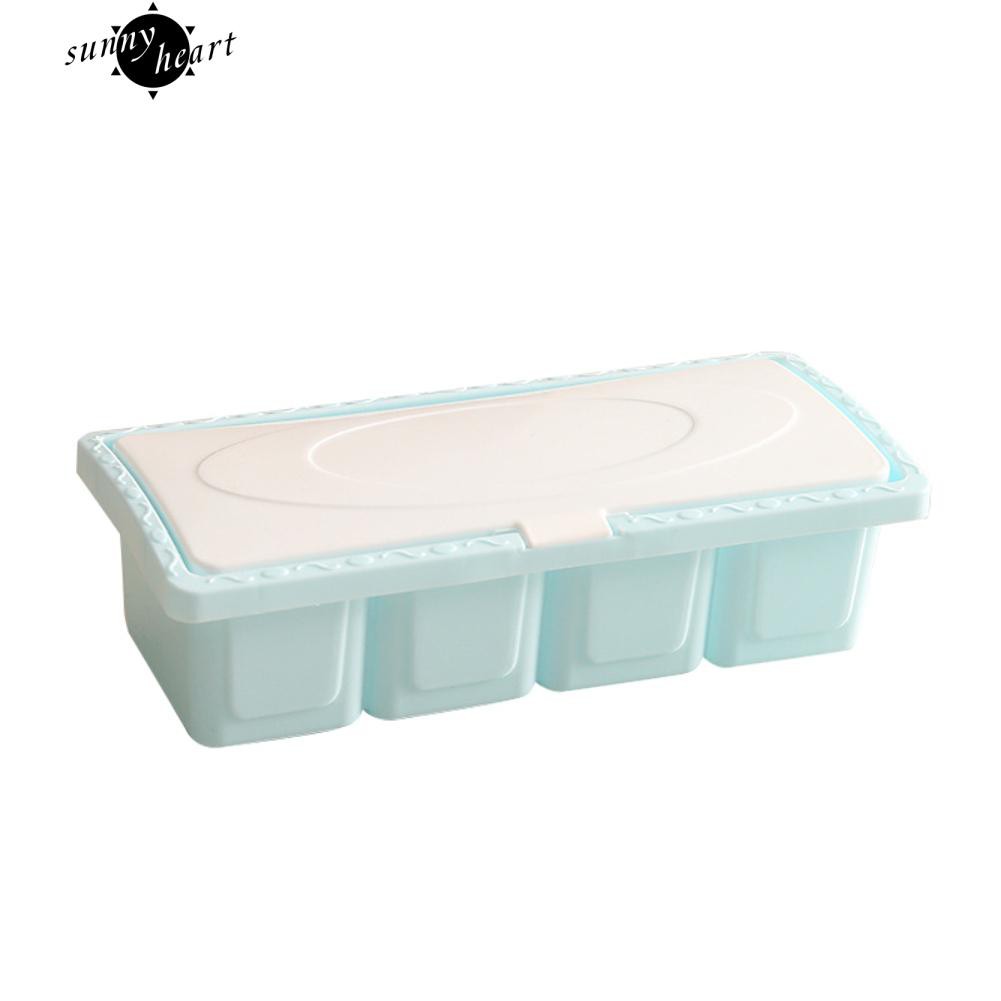 Hộp Đựng Vật Dụng 4 Ngăn Tiện Lợi Cho Nhà Bếp