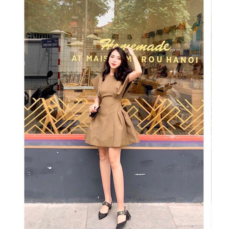 Đầm váy dạo phố xòe xinh Cafe Dress