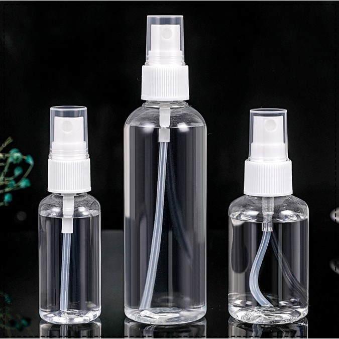 Chai xịt rỗng trong suốt dung tích 30/ 50/ 80ml/ 100ml