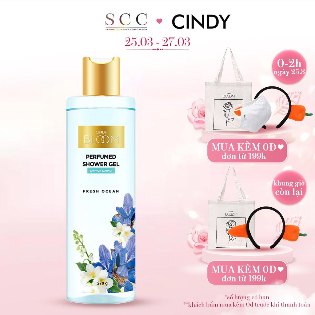 Sữa Tắm Nước Hoa Cindy Bloom Fresh Ocean 270g