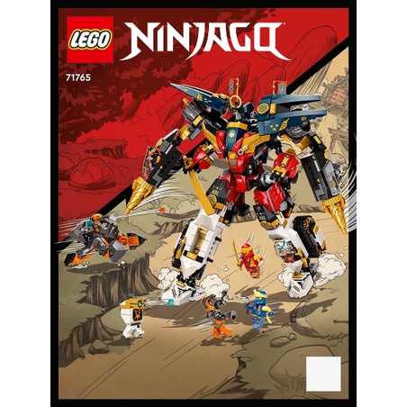 Lego Ninjago 71765 - Ninja Ultra Combo Mech - Bộ xếp hình Lego Robot ninja