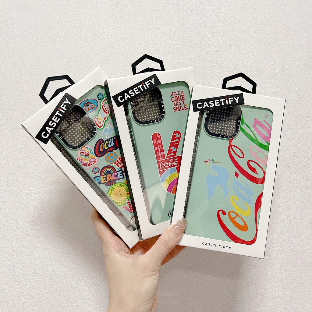 Ốp Điện Thoại Mềm In Hình Coca-Cola Cho iPhone13Pro iP12Pro XS iPhone11 12Promax 13Promax 11 12 13