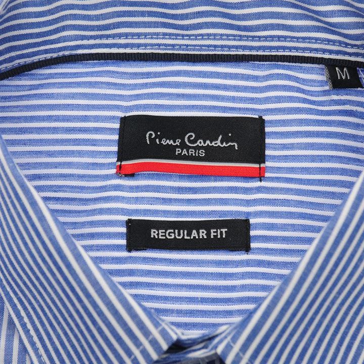 [ ORDER ] Áo Sơ Mi Nam Ngắn Tay Pierre Cardin Blue Wht Stripe