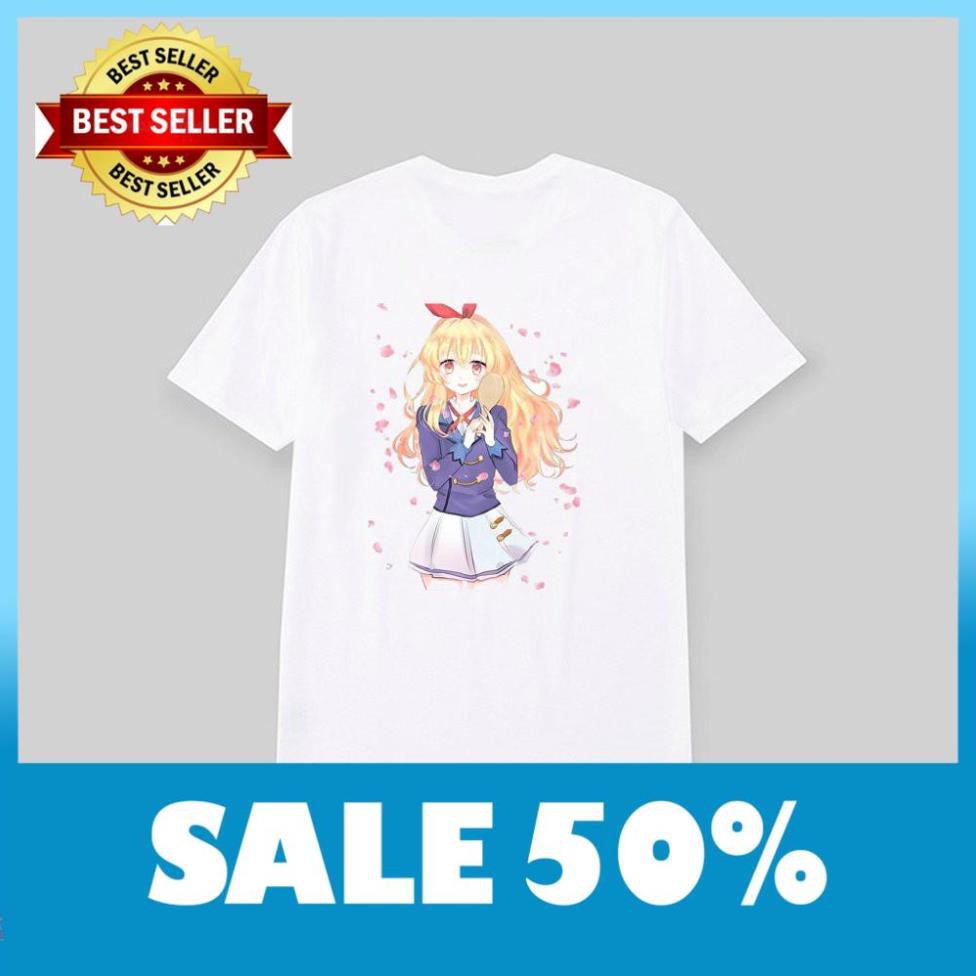 (SALE) Áo thun phông trắng in hình Aikatsu anime