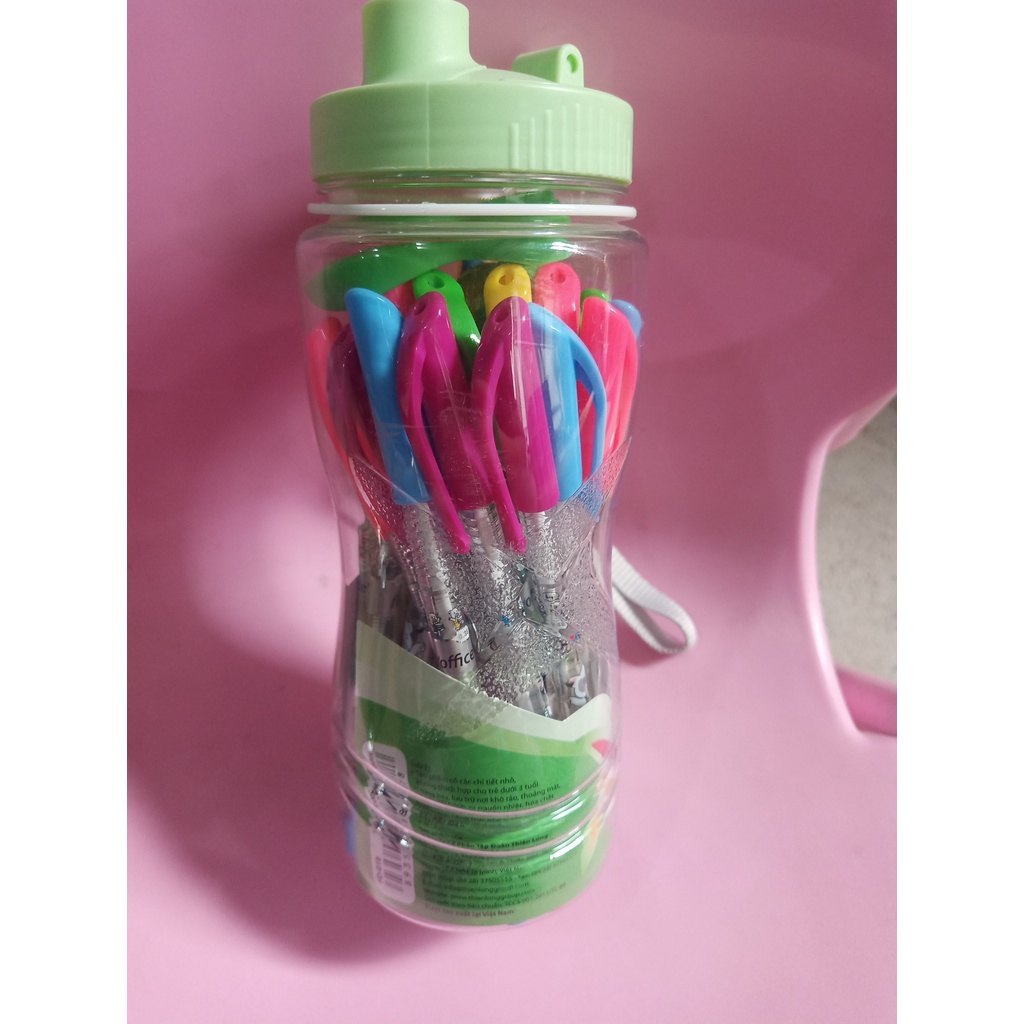 Bút bi FO-018 ngòi 0.38 màu xanh dễ thương