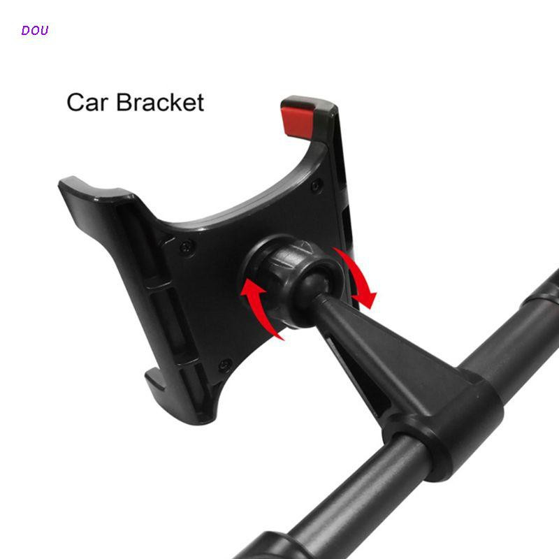 DOU Adjustable Car Stand Holder Headrest Mount Bracket for NS Switch Game Console Smart Cellphones Tablets Accessories