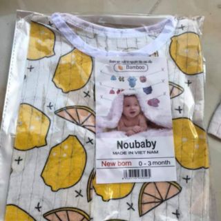 Bộ cotton giấy dài tay cho bé