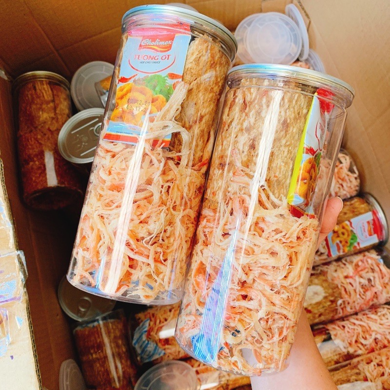 hộp Mực Cán Tẩm Vị đóng lon pet ►FREESHIP◄ mực tươi ngon chiên tẩm vị xuất sắc │ Gia Lai market | BigBuy360 - bigbuy360.vn
