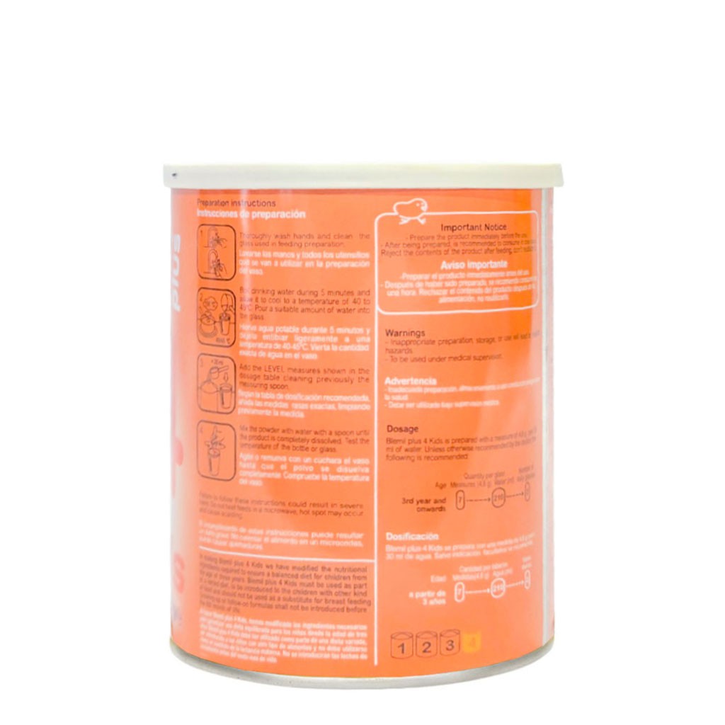 [CHÍNH HÃNG] Sữa Bột Blemil Plus - 4 Hộp 400g (Cho bé trên 3 tuổi)