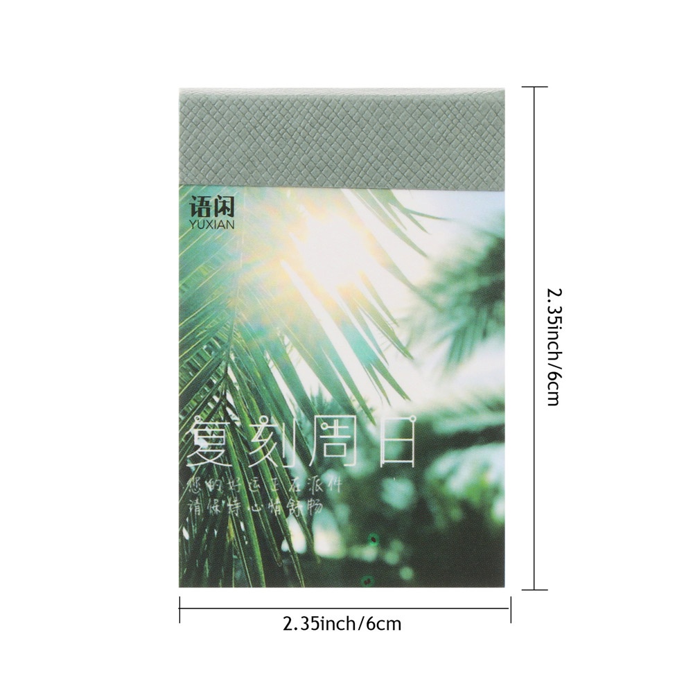 50 Miếng dán tự dính nhiều họa tiết dùng trang trí sổ tay diy