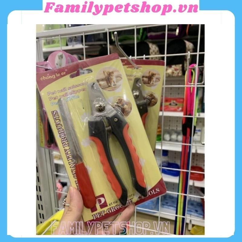 Kìm cắt móng cho chó mèo-mẫu kìm kèm dũa-kéo cắt móng cho mèo-familypetshop.vn