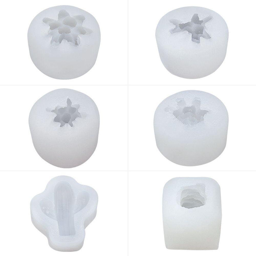 SOMEDAYZL Khuôn Silicone Làm Nến Hình Cây Mọng Nước Sáng Tạo