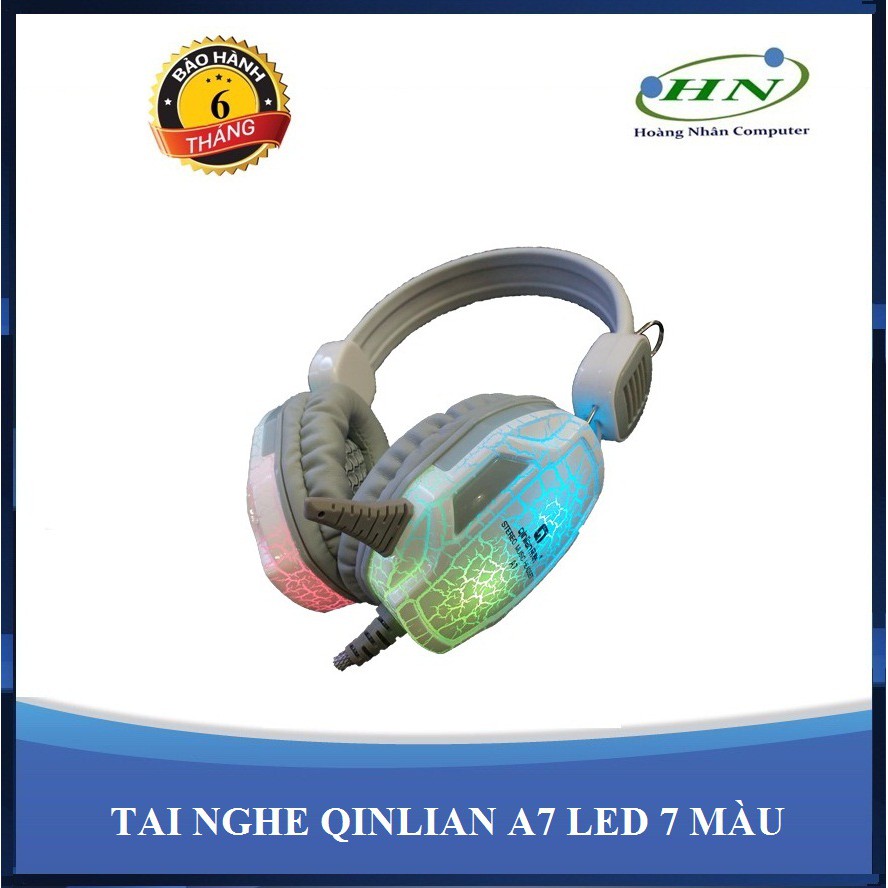 Tai nghe QINLIAN A7 led đổi màu liên tục | BigBuy360 - bigbuy360.vn