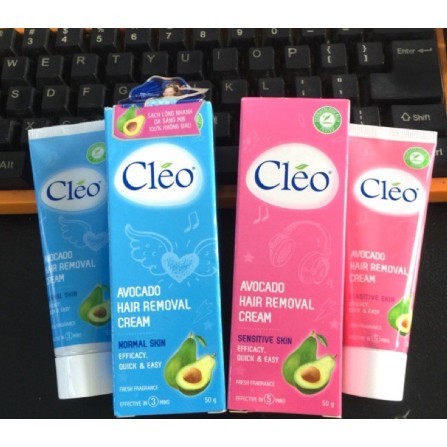 KEM TẨY LÔNG CLÉO CHIẾT XUẤT BƠ 50Ml [FREE SHIP] - kem tẩy lông nách / lông tay/ lông chân/ lông bikini - 0122 | BigBuy360 - bigbuy360.vn