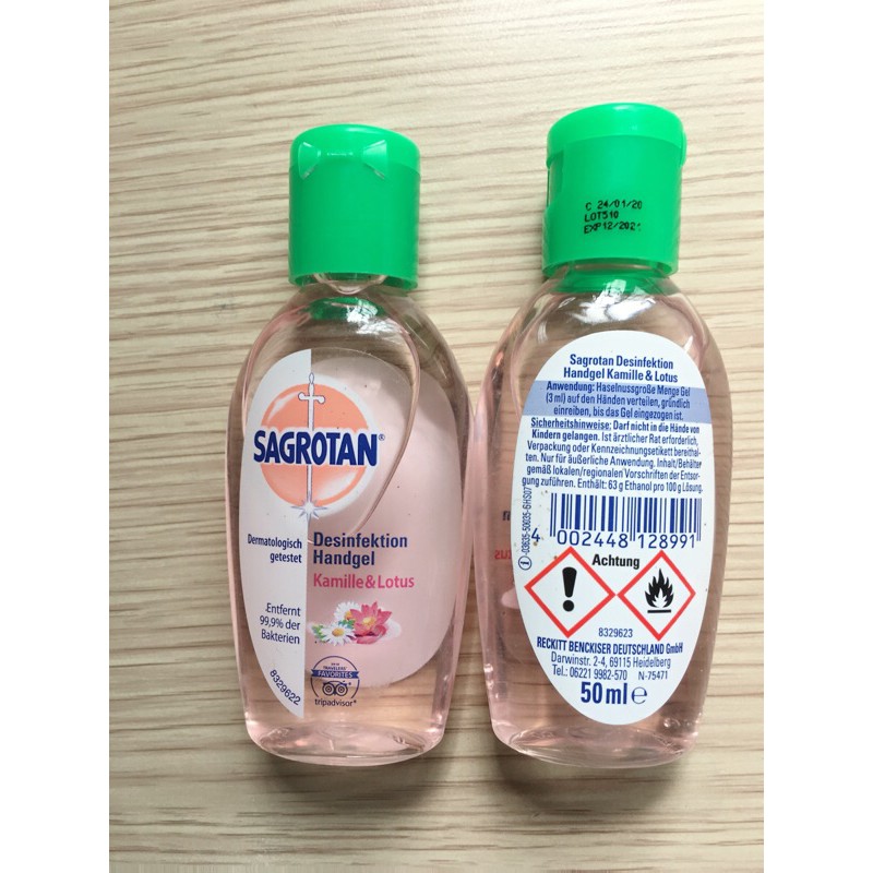 Nước Rửa Tay Balea 50ml, Nước rửa tay khô (hàng Nội địa Đức)