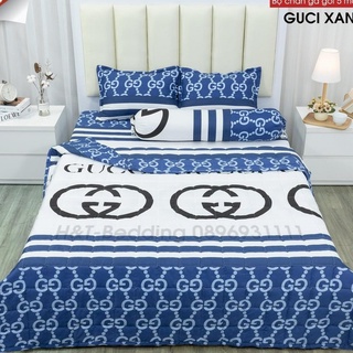 Chăn hè ga gối polycotton mẫu guccI
