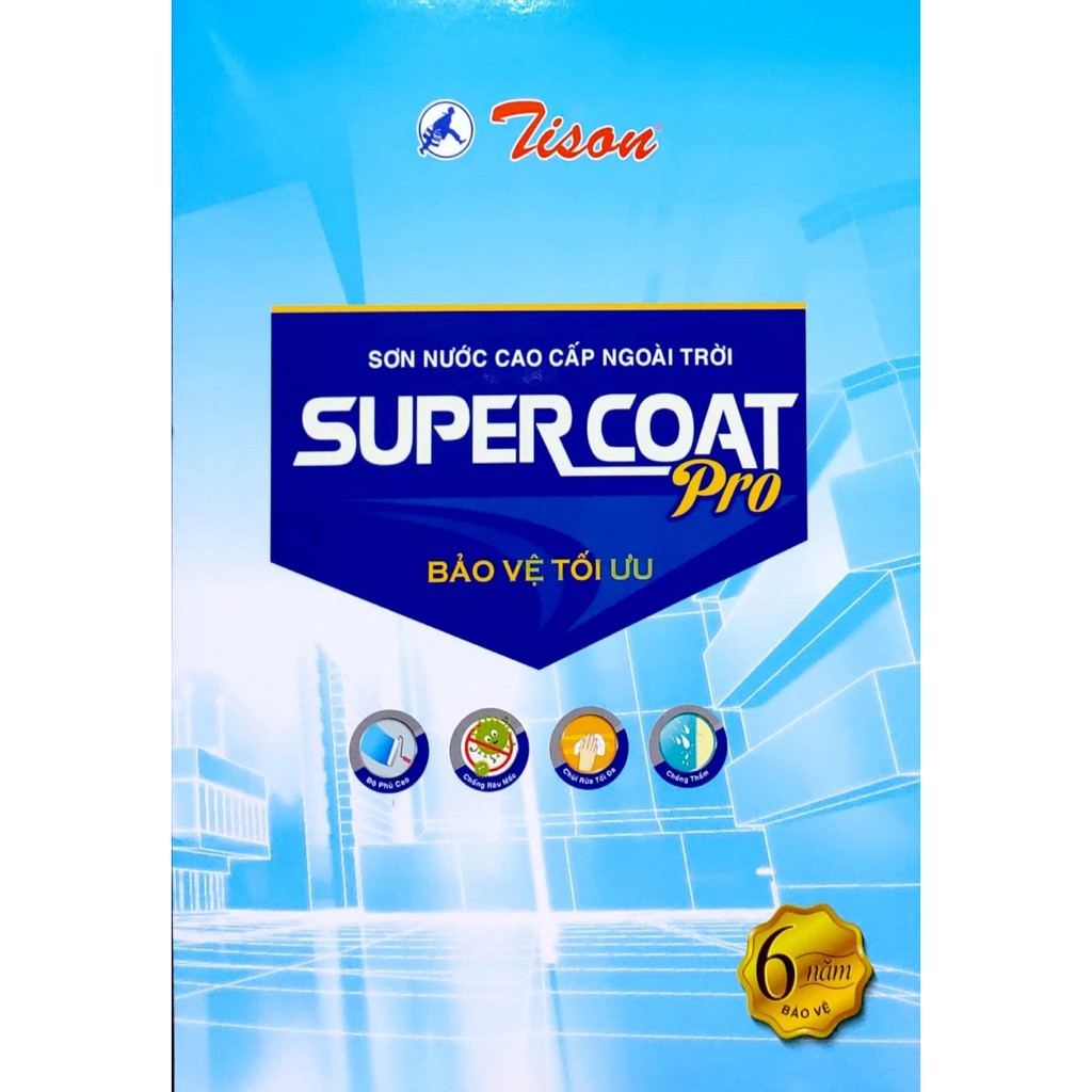 SƠN TISON NGOẠI THẤT SUPER COAT PRO - THÙNG 5KG