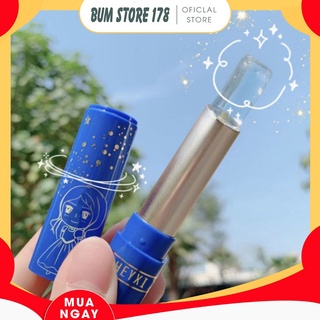 Son dưỡng nội địa Trung dạng thạch Heyxi đổi màu theo thời gian, Son dưỡng hồng môi hãng Heyxi vị Berry hương hoa Hồng