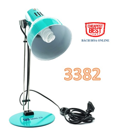 Đèn học sinh, đèn bàn Hồng Hà sợi đốt 3373 và compact 3382