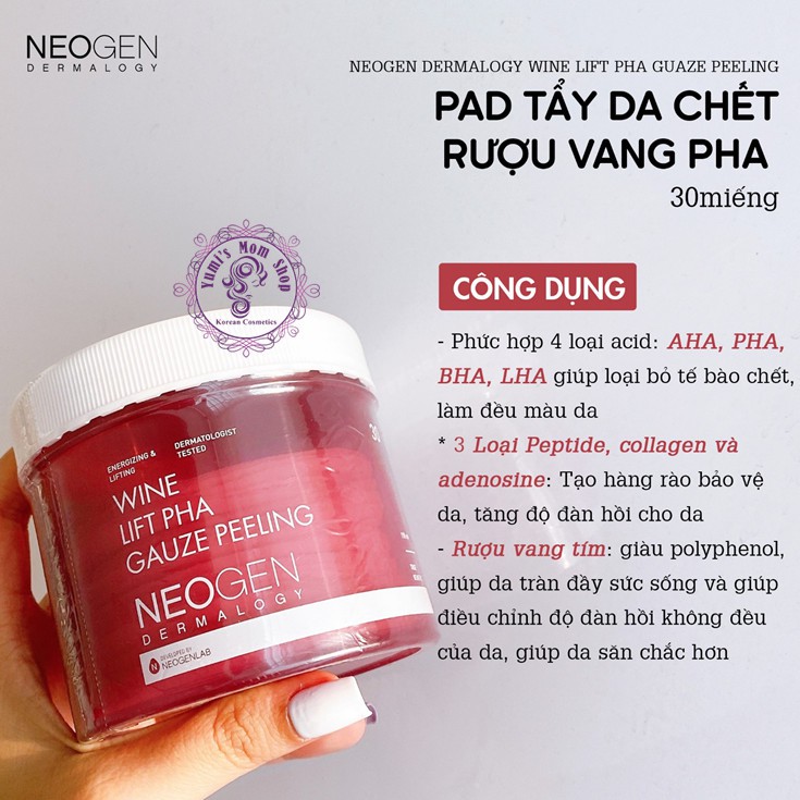 Gạc tẩy tế bào chết da Neogen Dermalogy Pad | BigBuy360 - bigbuy360.vn