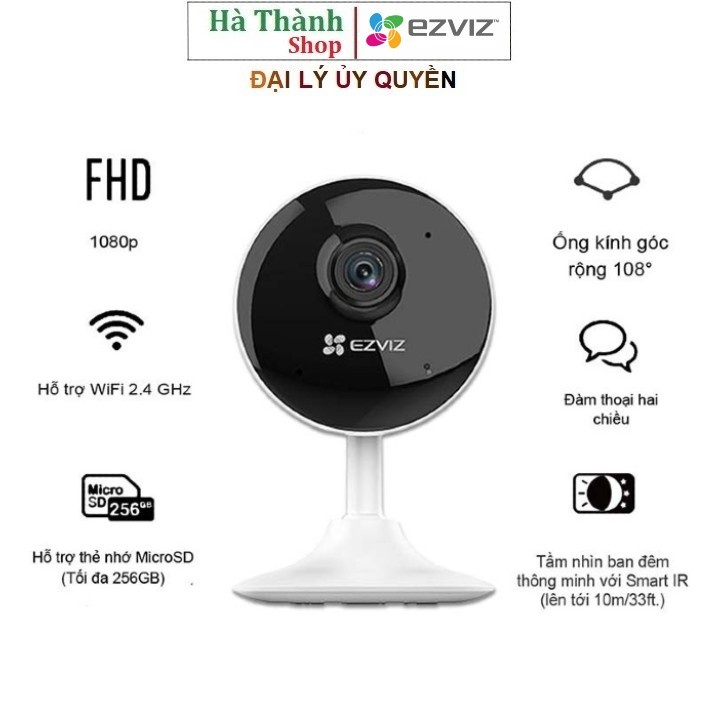 { Bán chạy } Camera wifi Ezviz C1C-B 1080P 2MP - Góc rộng, Kết nối wifi không dây