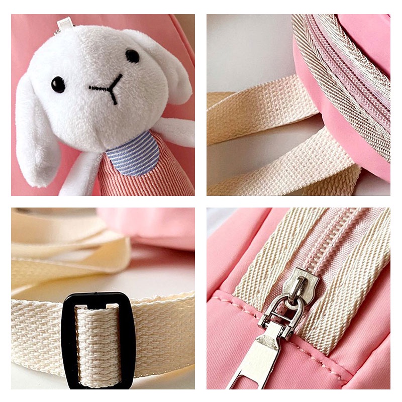 Balo YADOU gắn hình thỏ dễ thương thời trang cho bé trai và gái