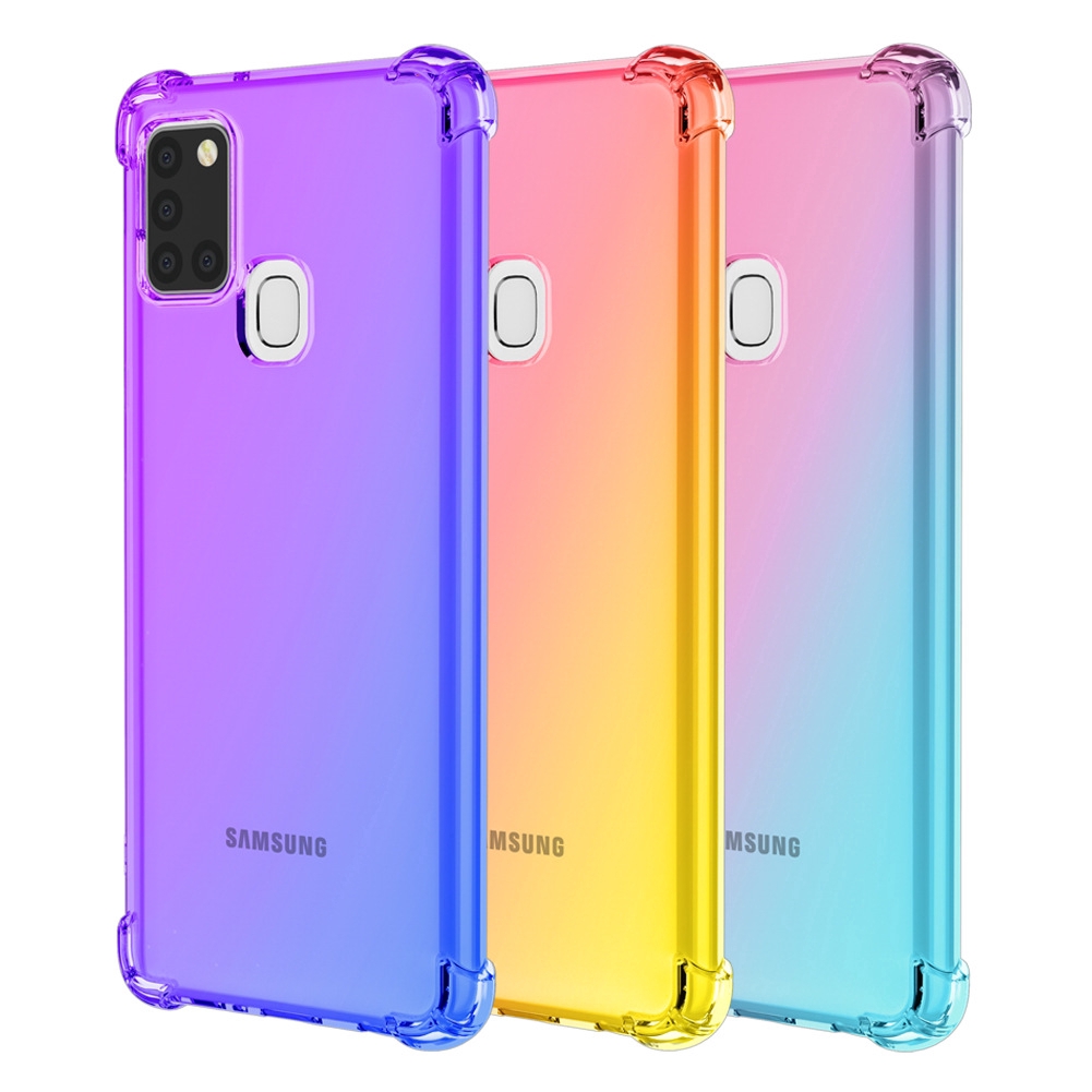 Ốp Lưng Chống Sốc Gradient Cho Samsung Galaxy A9 2018 A8 2018 A5 2018 A8 A6 Plus 2018 A7 2018 A6 201