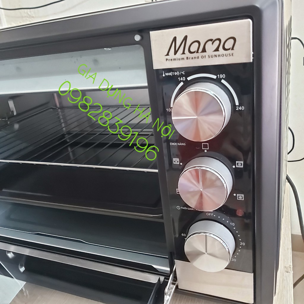 Lò nướng Sunhouse Mama 35L 40L 50L ,Lưu ý 50L là vỏ inox nhé và không phải hàng trưng bày