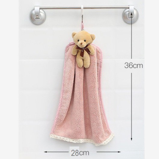 Khăn lau tay nhà bếp hình gấu teddy cực xinh yêu