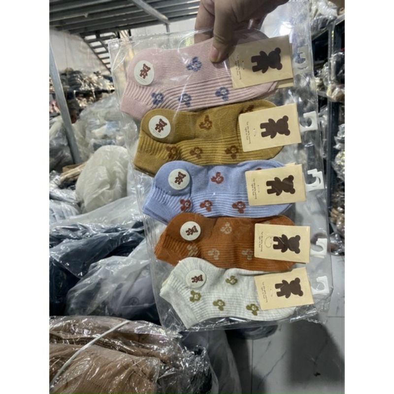 sét 5 đôi tất gân micky cực đẹp cho bé yêu