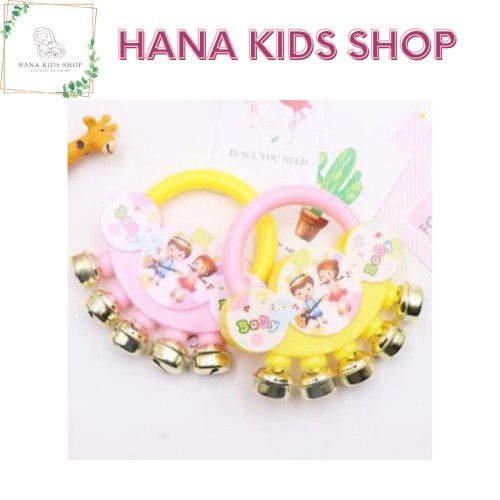Đồ chơi trẻ em tay lắc có chuông -Lục lạc cầm tay leng keng cho bé xinh xắn - Xúc xắc cầm tay cho trẻ sơ sinh - Con lắc