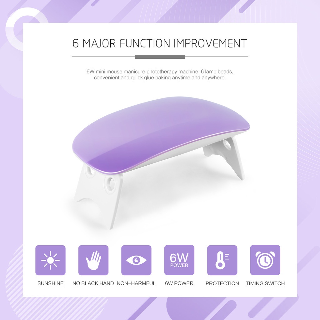 [Hàng mới về] Đèn Led 60s / 120s Hong Khô Sơn Móng Tay