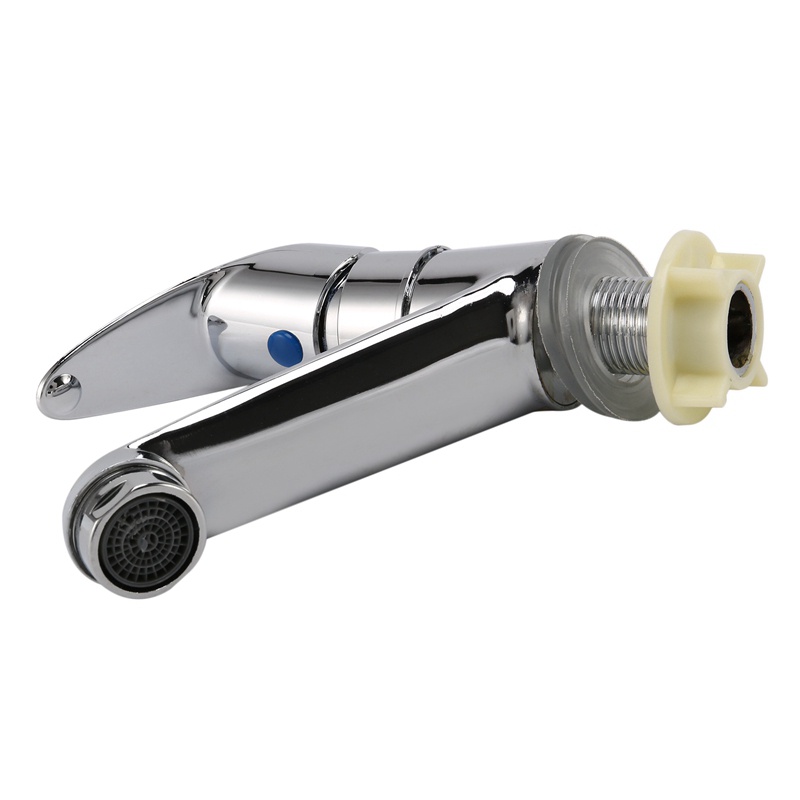 Vòi Nước Bồn Rửa Tay Cầm Đơn Bằng Chrome Cho Nhà Tắm