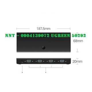 Bộ chia VGA 1 ra 4 hỗ trợ 500Mhz chính hãng Ugreen 50292 cao cấp