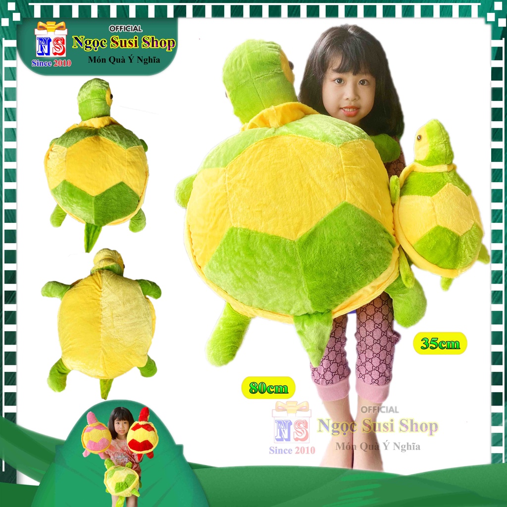 GẤU BÔNG CON RÙA SIÊU TO KHỔNG LỒ CHO BÉ YÊU - THÚ NHỒI BÔNG CON RÙA